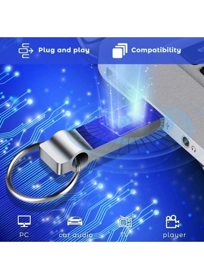 م.ا & ف'س ذاكرة فلاش USB بسعة 1 تيرابايت، عصا USB 3.0 عالية السرعة، مقاومة للماء، ذاكرة محمولة للأجهزة اللوحية/أجهزة الكمبيوتر/أجهزة الكمبيوتر المحمولة (1.0، تيرابايت) - Image 4